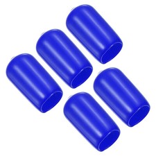 5Pcs Pool Tip Cover 11.5mm Pool Cue Stick Tip Protector for Billiard Clubs, Blue