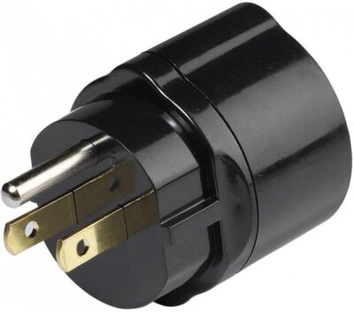 Vivanco Reisestecker Travel Adapter Typ F DE AT NL auf B JPN USA CAN Stecker 038