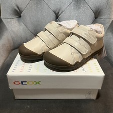 Geox Steppieup Light Ivory Baby Shoes Leather...