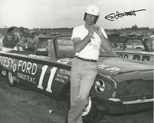 NED JARRETT - NASCAR LEGEND SIGNED AUTHENTIC 8x10 PHOTO D w/COA GRAND NATIONAL