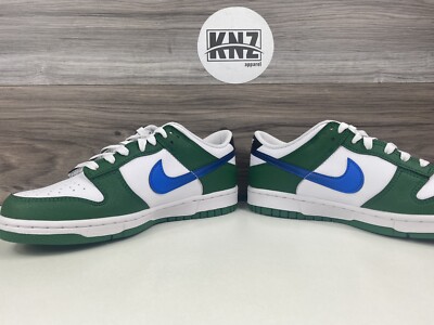 Nike DUNK Low Photo Blue Black Green Kids Shoes GS Women's Nike DUNK Low Photo Blue Black Green Kids Shoes GS Women's