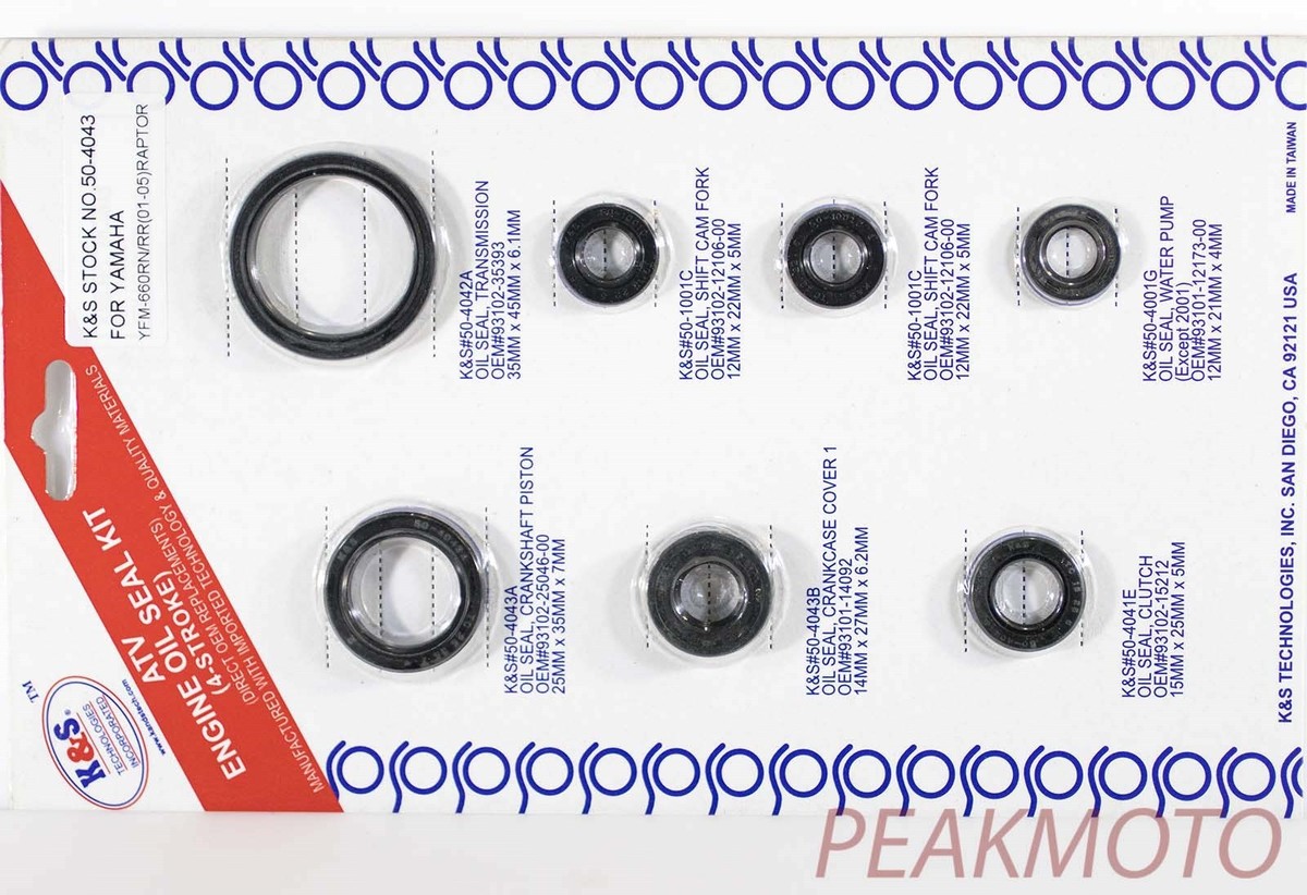 K&S Technologies - 50-4043 - Engine Oil Seal Kit | eBay