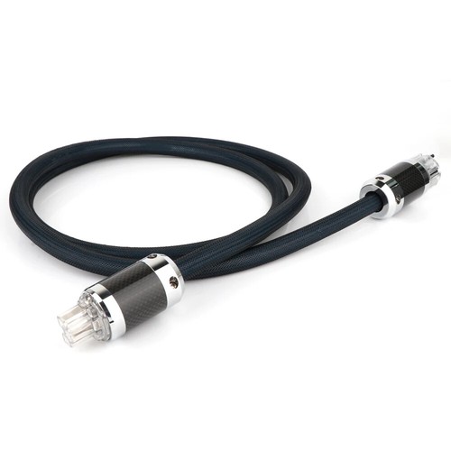 Audiophile OFC Silver Plated Cord US EU Schuko Power Cable IEC320 AC Supply Wire - Picture 2 of 7