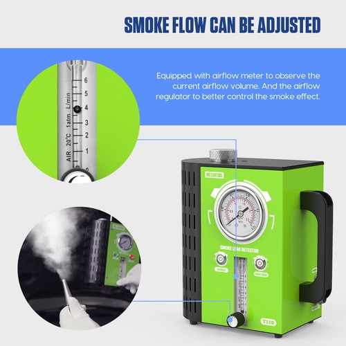 Auto EVAP Smoke Machine Smoke Leak Detector Vacuum Diagnostic Air and Smoke Mode - Picture 8 of 20