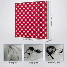 Portable Red & Infrared  LED Light Therapy Panel for Full Body Enhanced Results