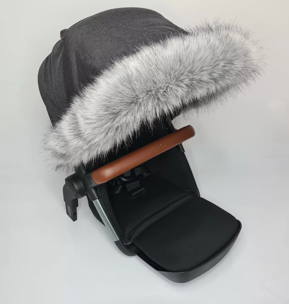 Fur hood for venicci pram cheap