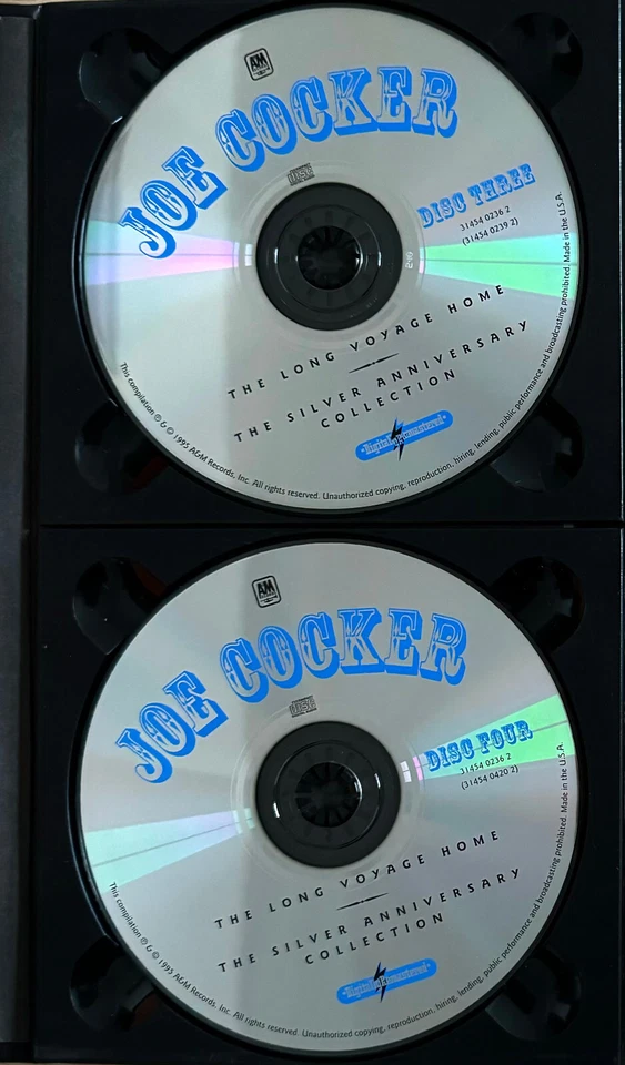 Joe Cocker The Long Voyage Home The Silver Anniversary Collection 4 CD Box mint - Bild 4 von 4
