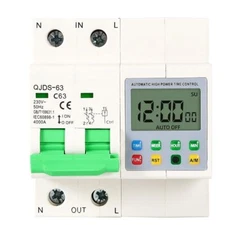 Timer Switch Circuit Breaker Automatic Timer Over Under Voltage Time Protection