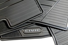 Set Of All-weather Oem Honda Civic 2016 To 2021 Floor Mats Genuine