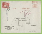 France / Switzerland 1957 cover from Paris to Zurich, Swiss P.D. stamp with 'T'