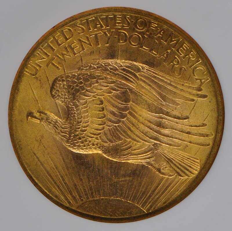 1908 NO MOTTO Saint-Gaudens $20 NGC MS67 | eBay