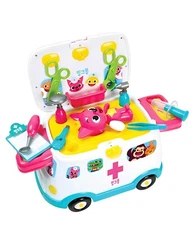 Pinkfong 911 Ambulance Hospital Korean Toy Role Play Set
