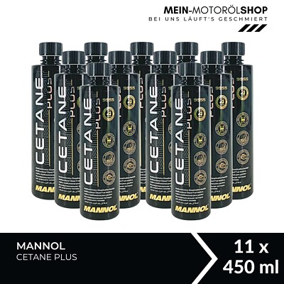 Mannol 9955 Cetane Plus Dieseladditiv Zusatz Reiniger 11x450 ML