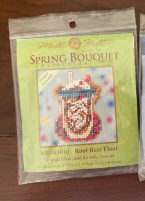 Mill Hill Spring Bouquet Root Beer Float Incomplete Kit