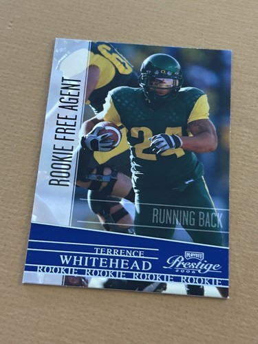 2006 ~ TERRENCE WHITEHEAD #240 / DONRUSS PLAYOFF PRESTIGE (ROOKIE) FOOTBALL MINT - Picture 8 of 23