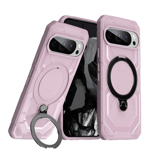 For Google Pixel 9 Pro XL/9Pro/9 Mag Safe Rotatable Ring Stand Shockproof Case - Picture 37 of 50