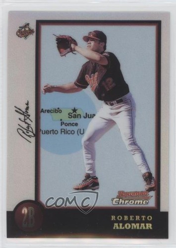 1998 Bowman Chrome International Refractor Roberto Alomar #60 HOF - Picture 1 of 4