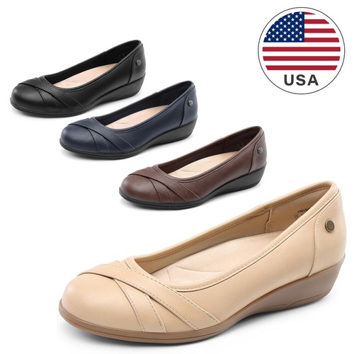 Women Lightweight Ballet Flats Business Office Work Dress Flat Shoes