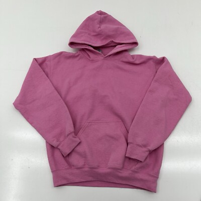 Pink  It s A Good Life  Graphic Print Long Sleeve Hoodie Womens Size Small