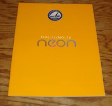 Original 1996 Plymouth Neon Deluxe Sales Brochure 96 Coupe Sedan