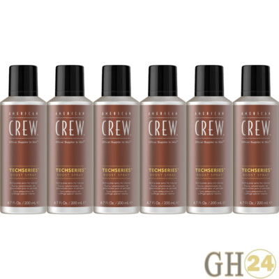 6x American Crew Techseries Boost Spray Trockenshampoo 200ml