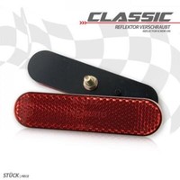 "Reflektor \"Classic\" Abgerundet Rot Katzenauge RüCkstrahler 96Mm M5 E-GeprüFt"
