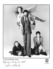 * JOHN MCVIE * signed 8x10 photo * FLEETWOOD MAC * BASSIST * COA * 2