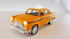 Yellow Classic Taxi With Bright Light Sound New York City Die Cast Metal Car Yellow Classic Taxi With Bright Light Sound New York City Die Cast Metal Car
