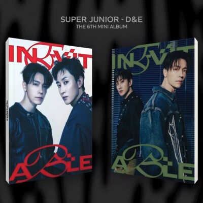 SUPER JUNIOR D&E INEVITABLE Album 2 Ver SET/2CD+2 PhotoBook+10 Card+2Poster+GIFT