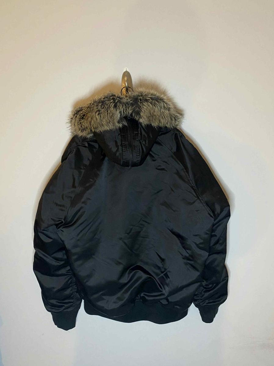 YEEZY SEASON 1 Mens L New Fur Bomber In Black Rare & HTF YEEZY SEASON 1 Mens L New Fur Bomber In Black Rare & HTF