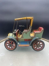 Trade Mark Modern Toys Tin Litho Lever Action Car Model Made in Japan 5” Works