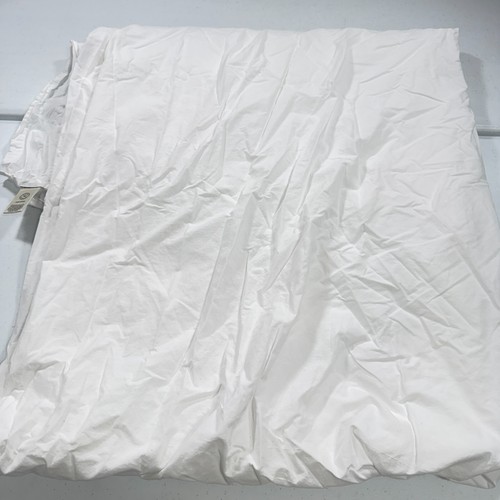 martha stewart flat sheet queen solid white 100% cotton traditional - Picture 12 of 13