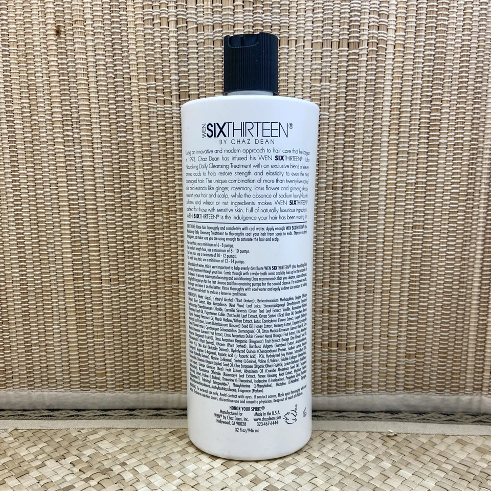 Wen by Chaz Dean 32 oz 613 Daily Cleansing Treatment with pump - Image 3 of 4