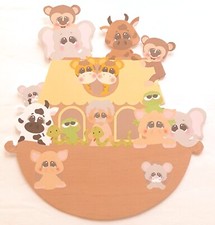 3D Noah's Ark Religious Card Scrapbook Card Embellishment 3578
