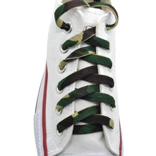 Flat 45", Athletic "Camouflage" Shoelace Sneaker Strings 1,2 Pairs