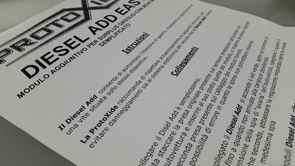 MODULO CENTRALINA AGGIUNTIVA PROTOXIDE MOTORI ALFA ROMEO FIAT COMMON RAIL JTD Foto 4 de 4