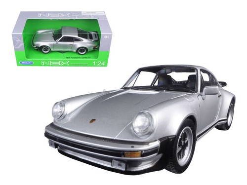 Porsche 911 Turbo Yellow 1974 3.0 Welly 1:24 Scale Diecast Metal Model Car 24043