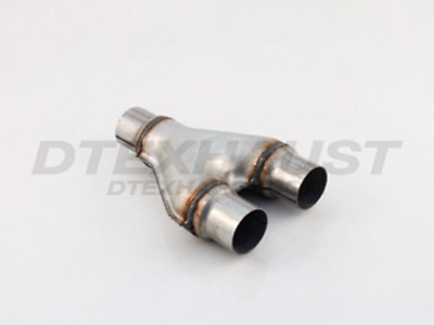 AY2020 ALUMINIZED Y PIPE PERFORMANCE PIPES YPIPE 2'' INLET OUTLET 10'' LONG