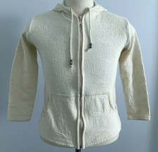 Cotton Salsa Girls Hand Loomed Aztec Full Zip Hoodie Size: M
