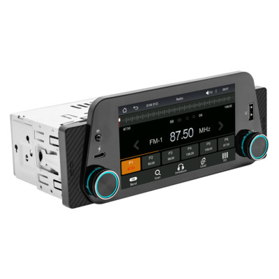 1 Din Car Radio Stereo MP5 Player USB For Apple CarPlay Android Auto Mirror Link