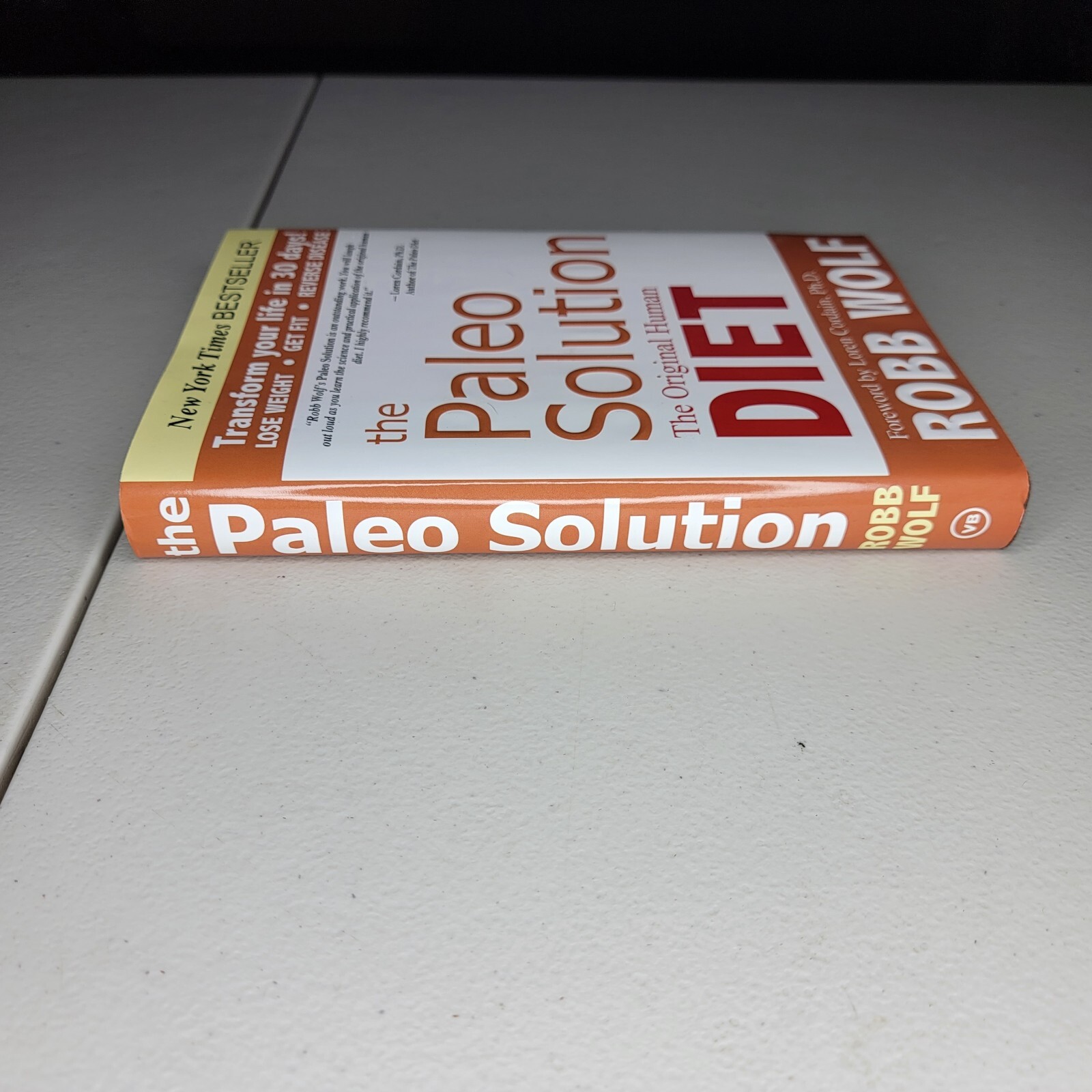 The Paleo Solution The Original Human Diet Robb Wolf HARDCOVER Like
