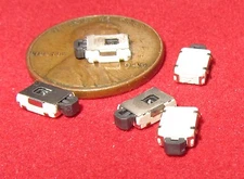 5 pc - Small SMD Momentary Tactile Switches Push Button NO SPST Click On Tiny MV