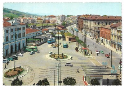 PESCARA (012) - FISHING Piazzale Stazione (bus) - FG/Vg 1960