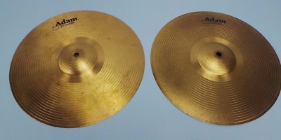 SET OF 2 ADAM PERCUSSION CYMBALS 14''  DNT LOC. V-2