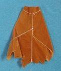 Vintage Barbie Clothes - Superstar Barbie 2074 Brown Faux Suede Skirt