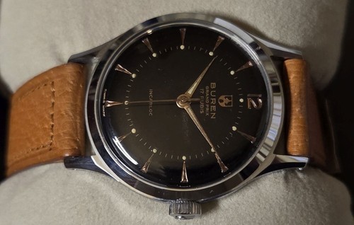 Vintage Armbanduhr Buren Grand Prix– Handaufzug – Cal. 1420 - NOS - Bild 4 von 10