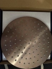 JTP Vos Brushed Bronze Overhead Shower Head 250mm