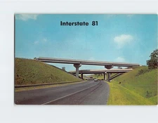 Postcard Interstate 81  Virginia USA