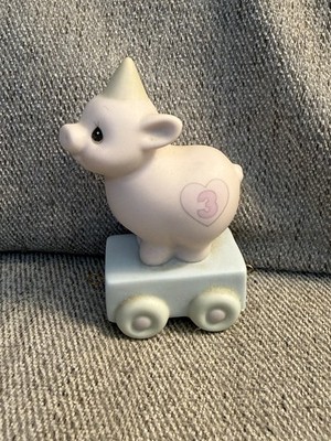 Precious Moments Pig 3 Birthday Train Piece 15954 Heaven Bless Your Special Day