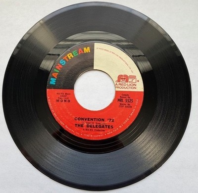 THE DELEGATES-MAINSTREAM MRL 5525-CONVENTION' 72-MONO 7'' 45RPM-1972 SOUL FUNK NM